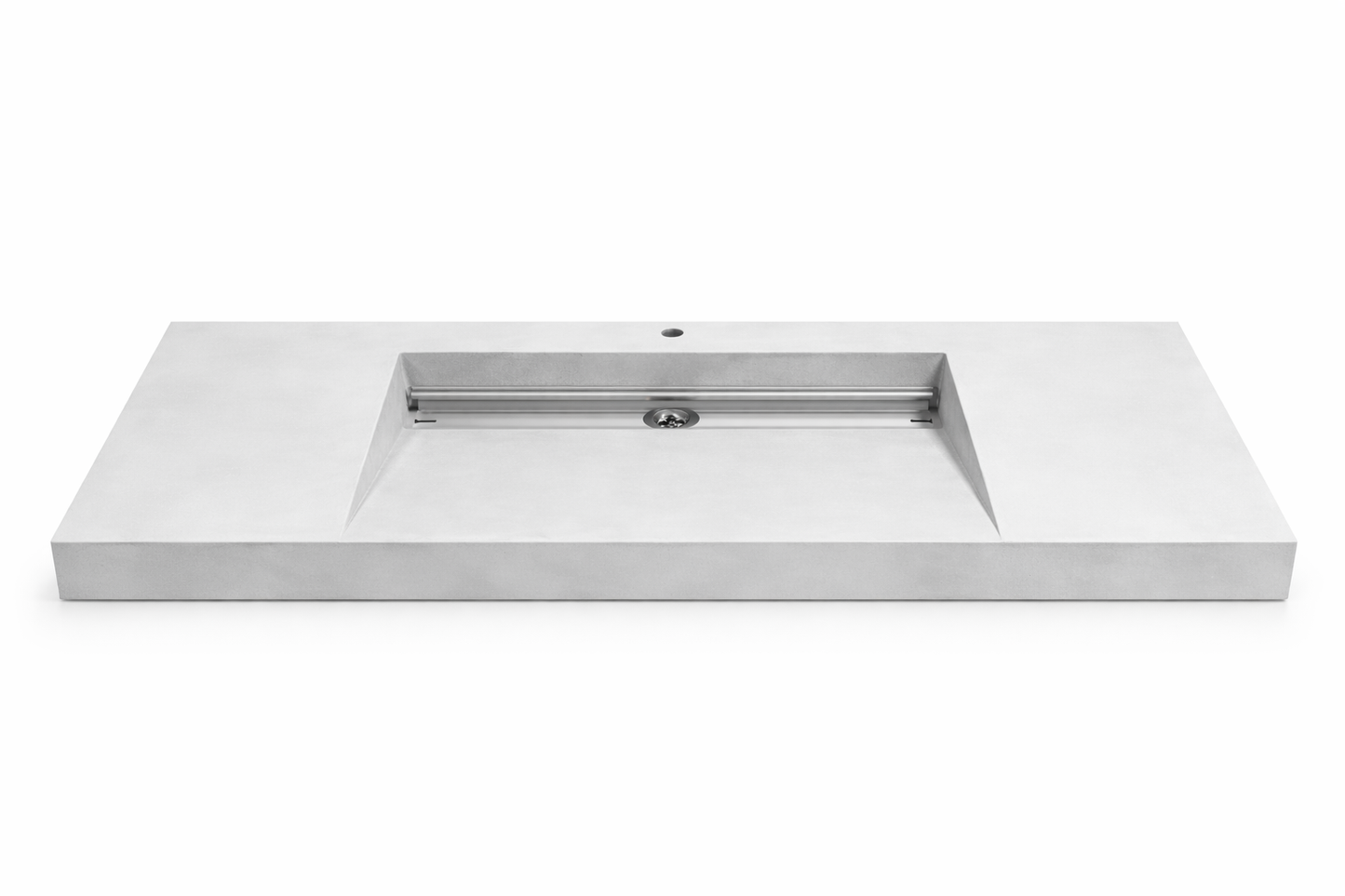 Umywalka zintegrowana z blatem 120x40x10cm C.60