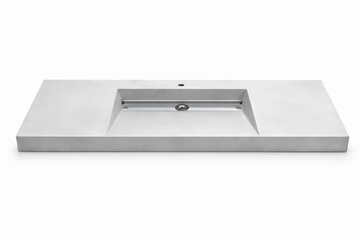 Umywalka zintegrowana z blatem 120x40x10cm C.50