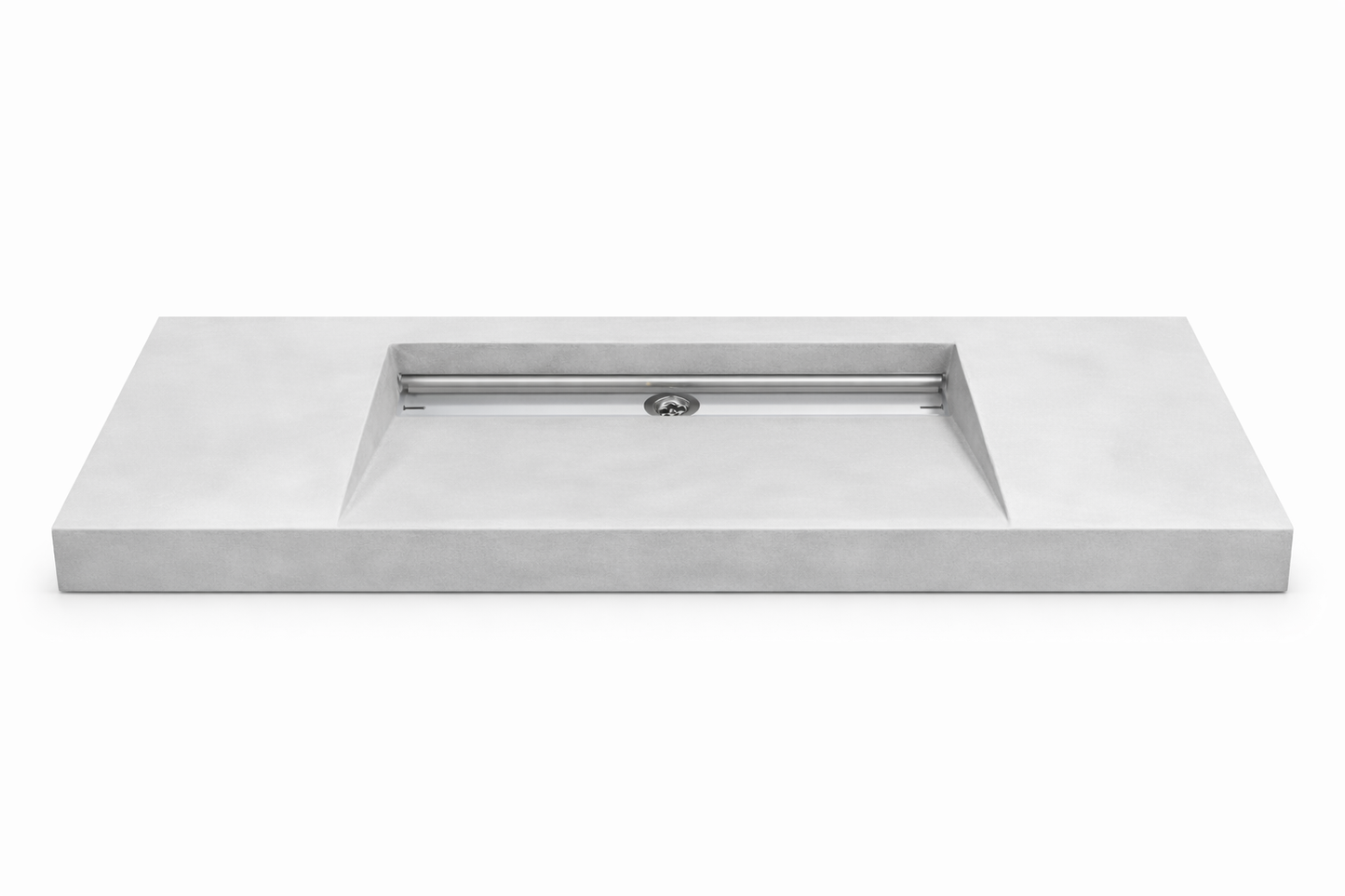 Umywalka zintegrowana z blatem 120x40x10cm C.65