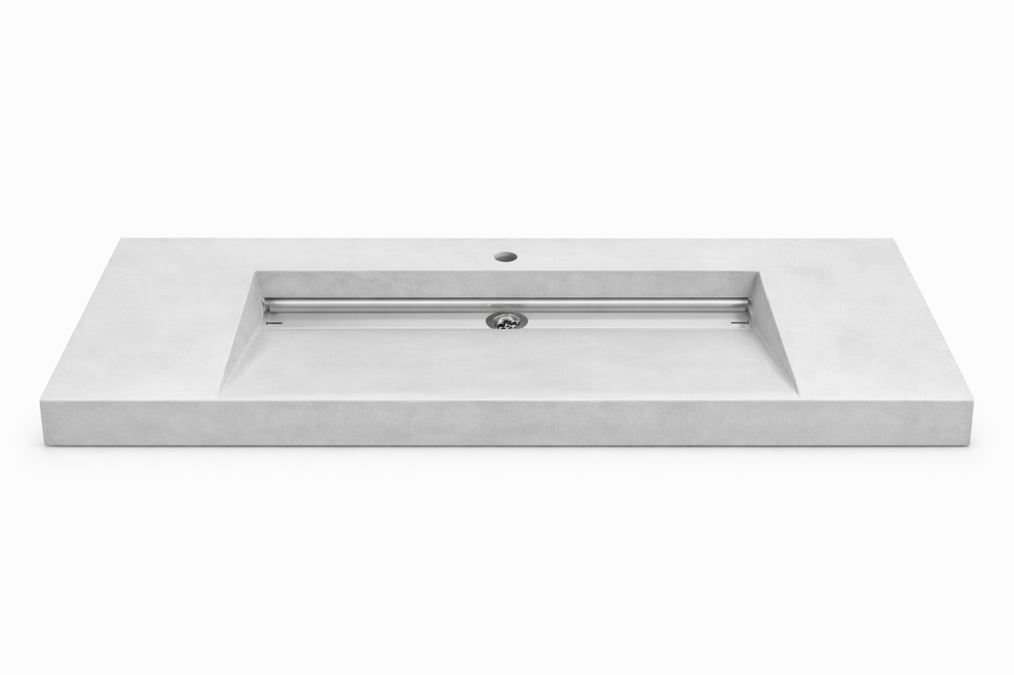 Umywalka zintegrowana z blatem 120x40x10cm C.65