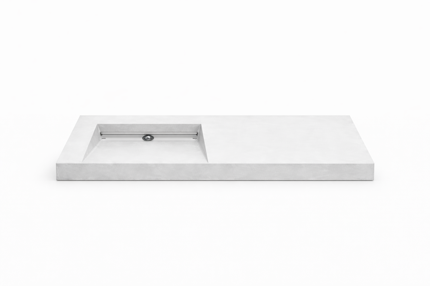 Umywalka zintegrowana z blatem 120x45x10cm PB.50