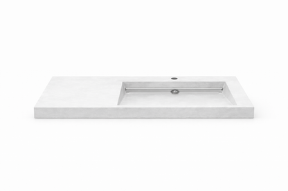 Umywalka zintegrowana z blatem 120x45x10cm LB.70