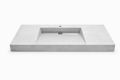 Umywalka zintegrowana z blatem 120x45x10cm C.50