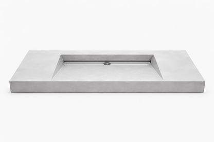 Umywalka zintegrowana z blatem 120x45x10cm C.60