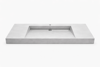 Umywalka zintegrowana z blatem 120x45x10cm C.60