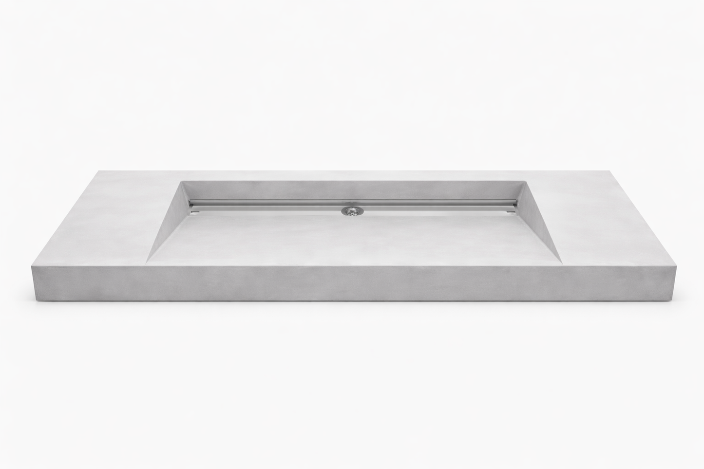 Umywalka zintegrowana z blatem 120x45x10cm C.70