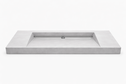 Umywalka zintegrowana z blatem 120x45x10cm C.70