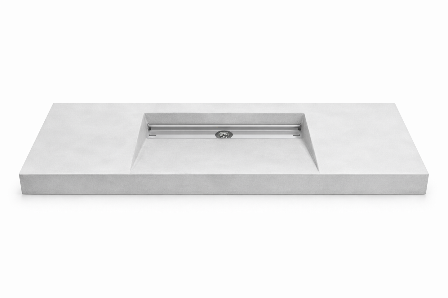 Umywalka zintegrowana z blatem 120x40x10cm C.50