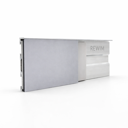 Białe wypełnienie do listw cokołowych ukrytych 13 i 15 mm (White) - 2,8 mb