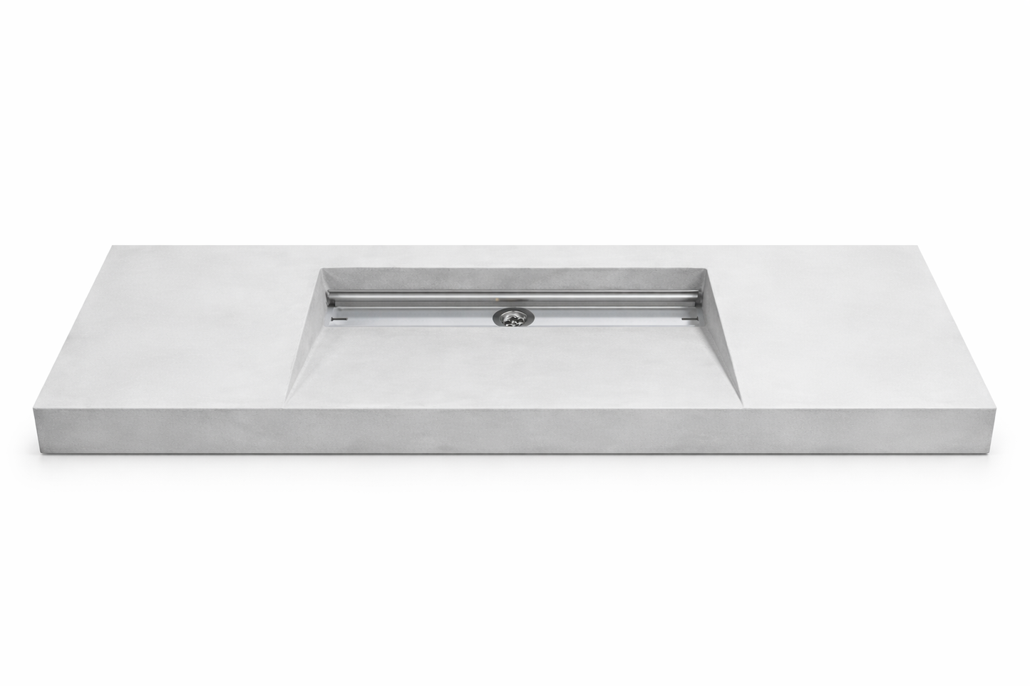 Umywalka zintegrowana z blatem 120x40x10cm C.60