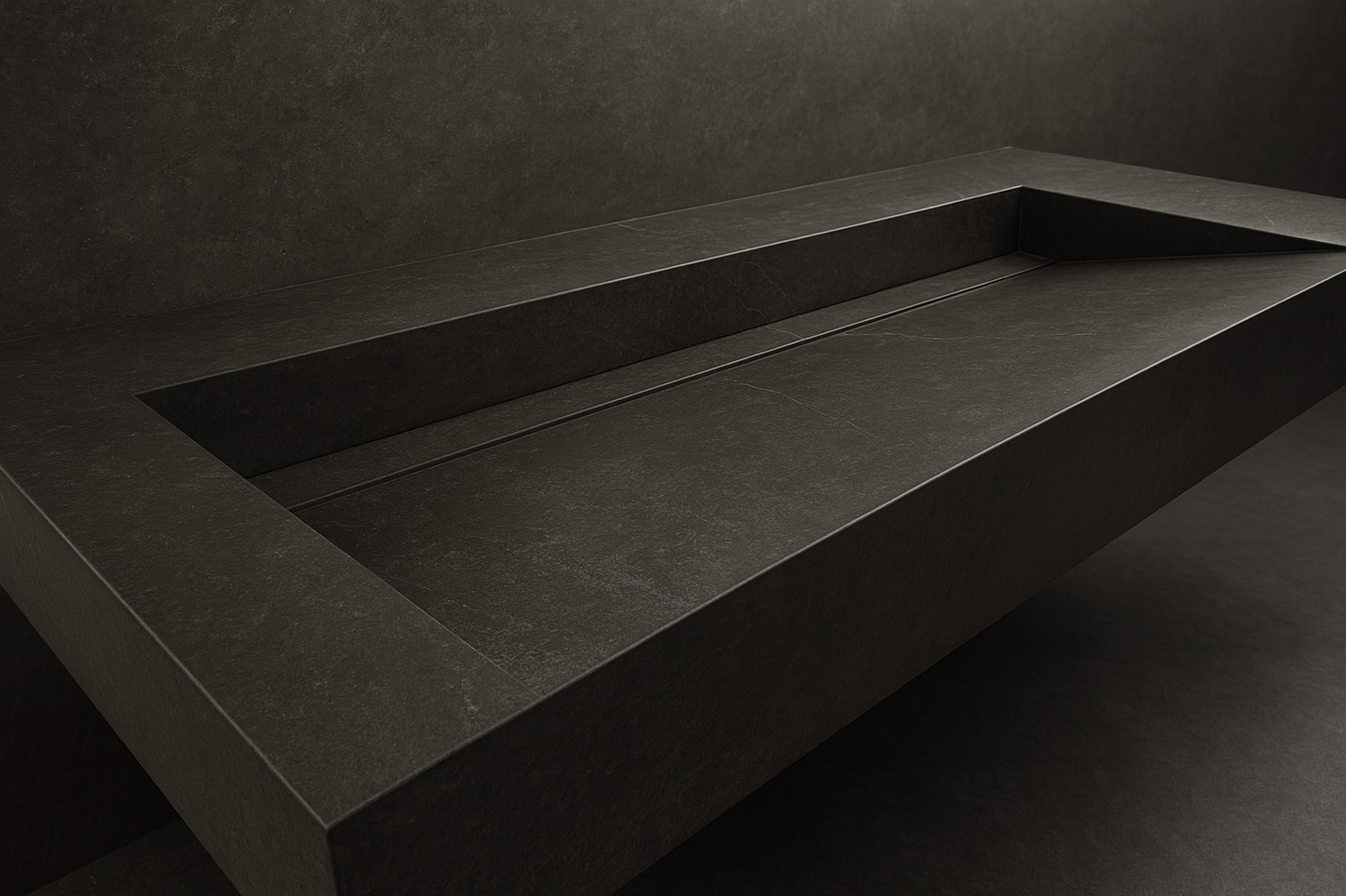 Umywalka CLASSIC z zintegrowanym blatem - na wymiar