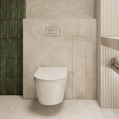 INTEGRA SOLO-LZ (bez półki) - zintegrowany element ścienny WC